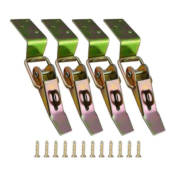 4 Pieces Lever Clasp Spring Latch Toggle Latch Small Tension Lock Snap Lock Leve Carousel 1