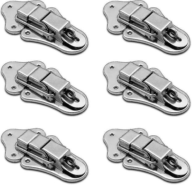 6 Pack Lock Toggle Catch Sturdy Suitcase Wooden Box Flight Case Latch Clasp Gift Carousel 1