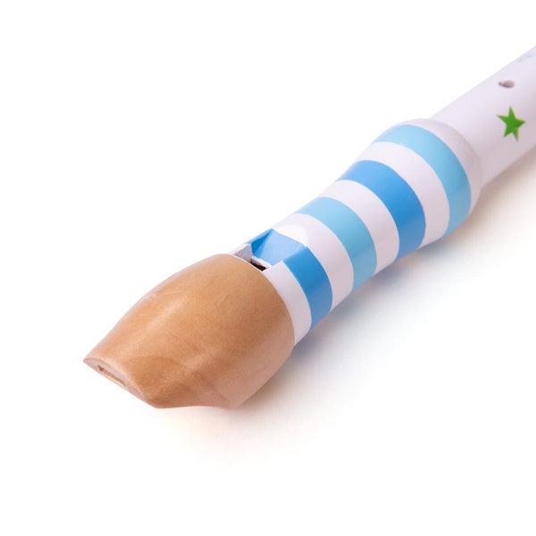 Bigjigs Toys Recorder (Blue Stripe) Carousel 1