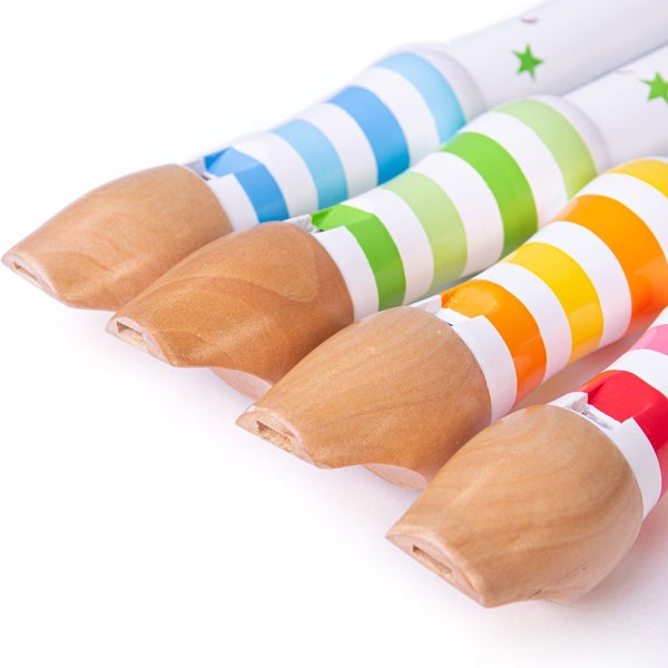 Bigjigs Toys Recorder (Blue Stripe) Carousel 2
