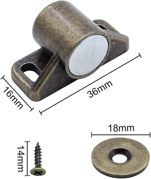 6 Pieces Closet Door Magnet - Magnetic Door Latches - With 6 Washers And 18 Scre Carousel 2