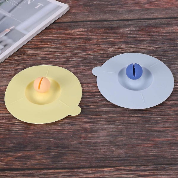 8pcs Silicone Glass Cup Covers Lids Reusable Anti-dust Silicone Drink Glass Cup Carousel 5
