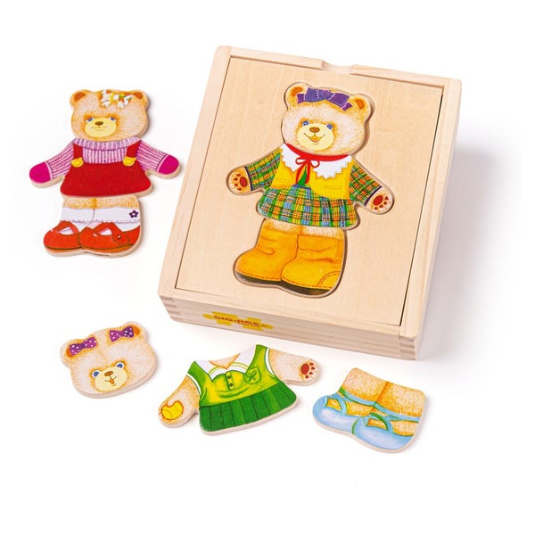 Bigjigs Toys Dress Up Mrs Bear Carousel 2