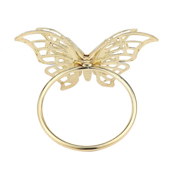 6pcs Butterfly Napkin Ring Napkin Buckle Restaurant Napkin Ring Plating Towel Bu Carousel 5