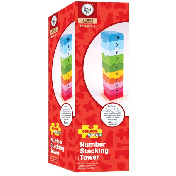 Bigjigs Toys Number Tower Carousel 5