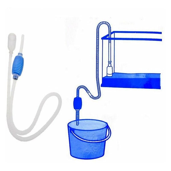 Aquarium Vacuum Cleaner - Pump Kit For Aquarium Cleaning - Powerful Siphon For C Carousel 2