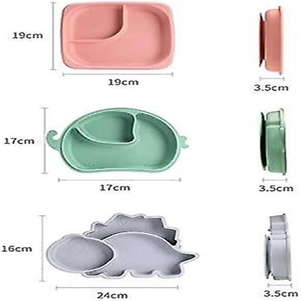 Baby Silicone Placemat, Non-slip Suction Cup For Toddlers, Fits Most Highchair T Carousel 2