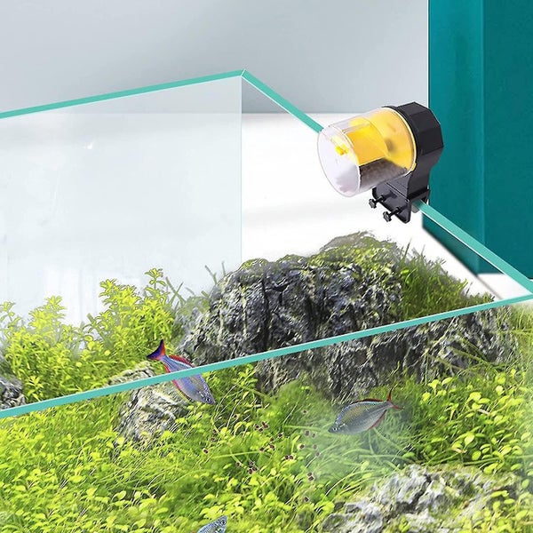 Automatic Fish Feeder Aquarium Automatic Feeding Timer Moisture-proof Feeding Bo Carousel 5