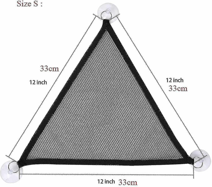 Bearded Dragon Lizards Hammock ,triangle Shape With Strong Suction Cup Reptile H Carousel 4