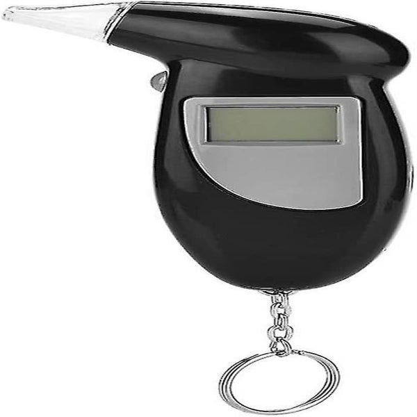 Alcohol Breathalyser Analyser Lie Detector Breathalyser (black) (1pcs) Carousel 1