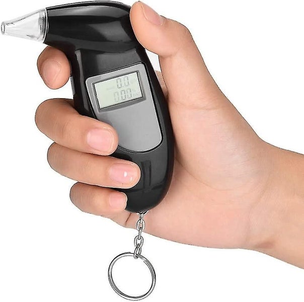 Alcohol Breathalyser Analyser Lie Detector Breathalyser (black) (1pcs) Carousel 4