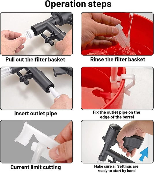 Aquarium Gravel Cleaner, Aquarium Water Changer With Air Pressure Button Aquariu Carousel 5