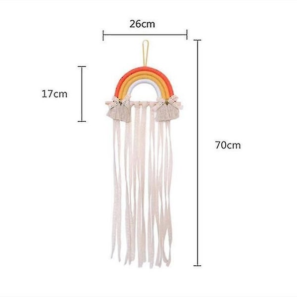 Braided Rainbow Children's Room Hair Clip Hair Accessories Storage Strap (withou Carousel 3