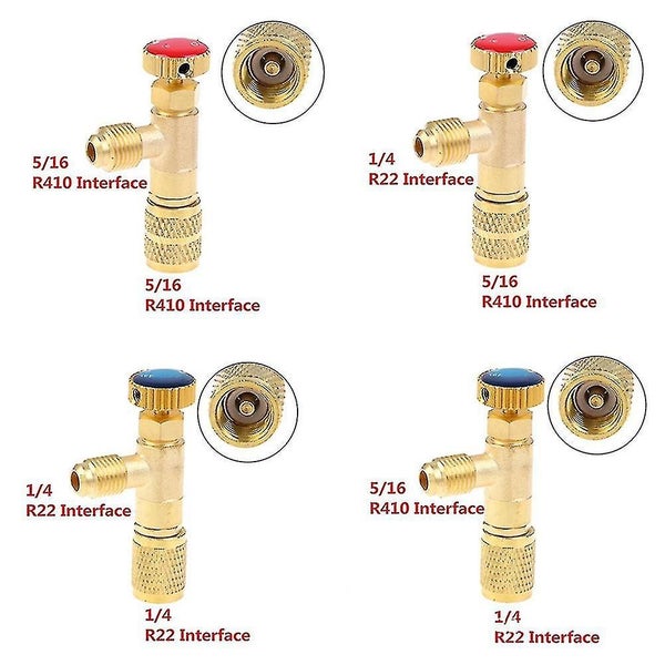 Air Conditioning Refrigerant Safety Valve R410a R22 1/4 Inch,b Carousel 2