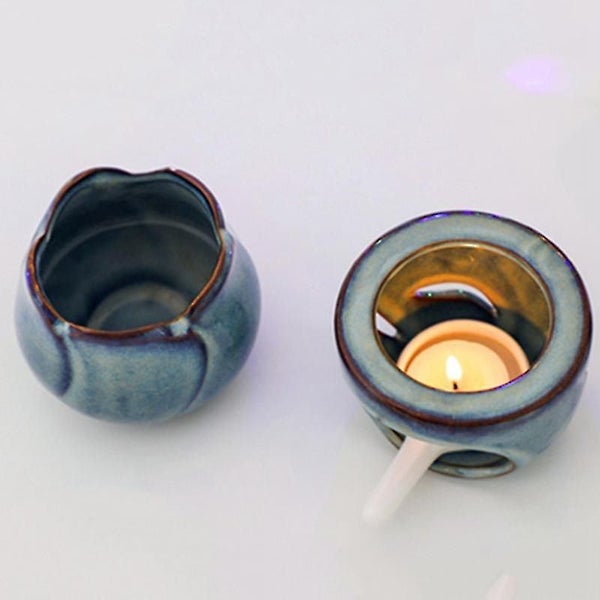 Aromatherapy Furnace Candle Lamp Decoration Bedroom Essential Oil Ceramic Candle Carousel 4