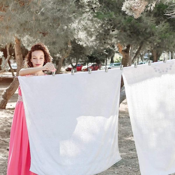 Curtain Clip Hooks Stainless Steel Voile Clips Shower Blind Clip Rings Wide Flat Carousel 2