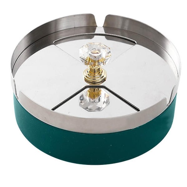 Cigarette Ashtray With Spinning Tray, Smoking Ashtray For Outdoor Home Office Carousel 1
