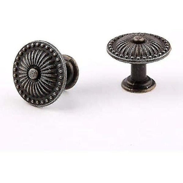 Cabinet Knobs 12 Pieces Dresser Handle Bronze Vintage Drawer Knob Furniture Knob Carousel 1