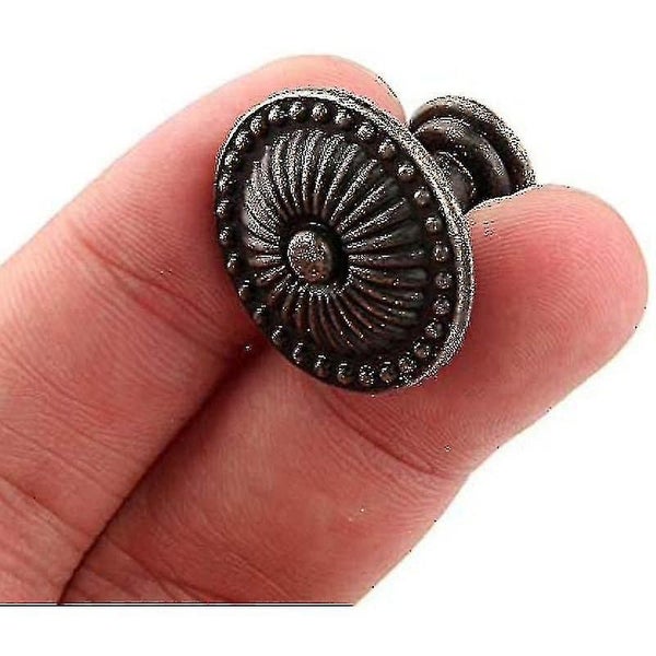 Cabinet Knobs 12 Pieces Dresser Handle Bronze Vintage Drawer Knob Furniture Knob Carousel 2