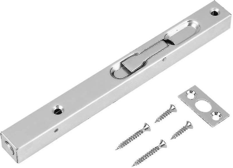 Door Latch Bolt 304 Stainless Steel Door Flush Lock Security Lever Action Gate L Carousel 1