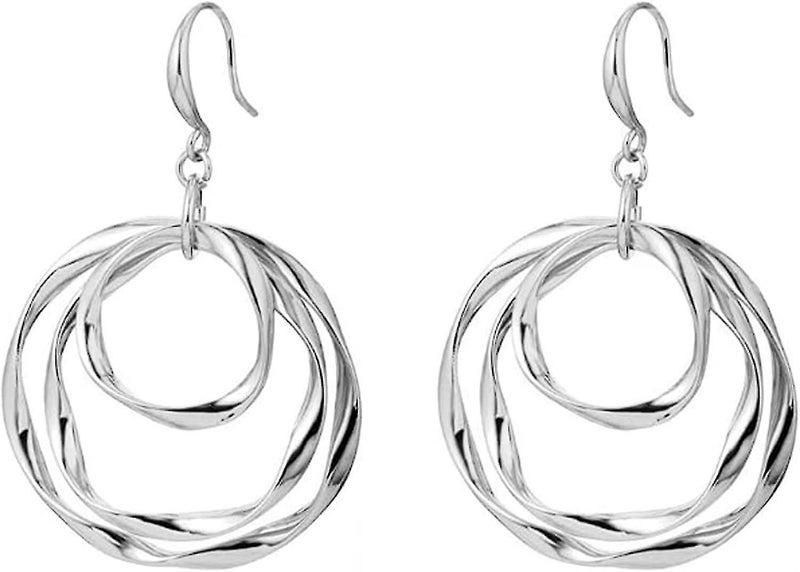 Dangle Earrings For Women Fashion Circle Hypoallergenic Earrings Jewelry Gift Carousel 1