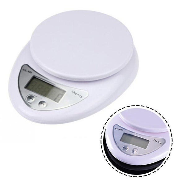 Digital Kitchen Scale Lcd Display Touch Sensor Tare Function Up To 5kg/1g Weighi Carousel 2