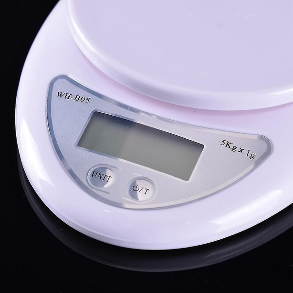 Digital Kitchen Scale Lcd Display Touch Sensor Tare Function Up To 5kg/1g Weighi Carousel 5