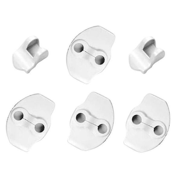 Door Lock Cover Protector Latches Door Stopper Covers Set White1set Carousel 1