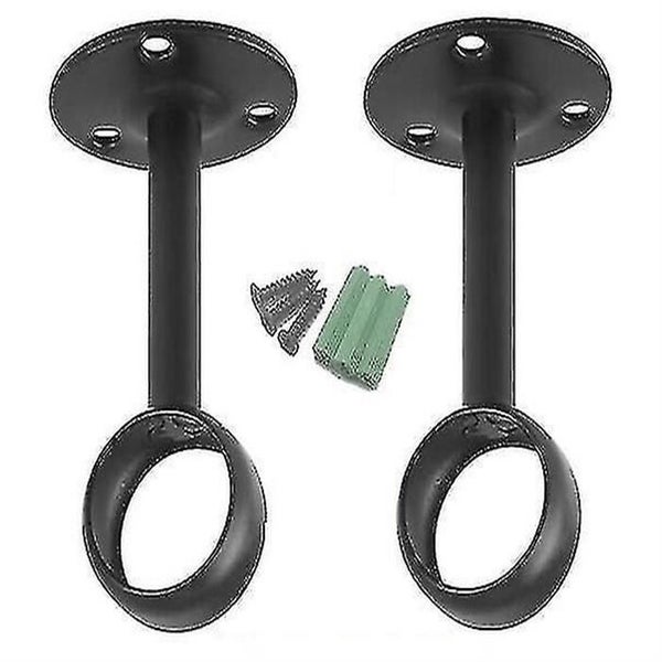 Curtain Rod Holder For Curtain Rod, Ceiling Bracket,2 Pieces Carousel 1