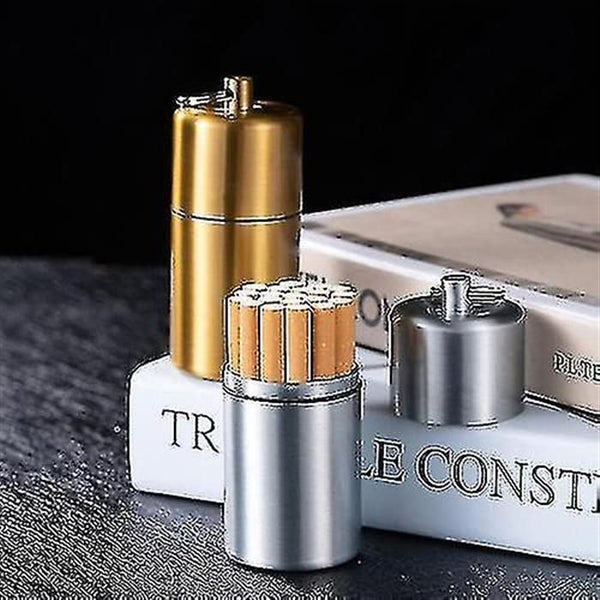 Creative Thin Portable Stainless Steel Pocket Carry Cigarette Case Holds 20 Regu Carousel 4