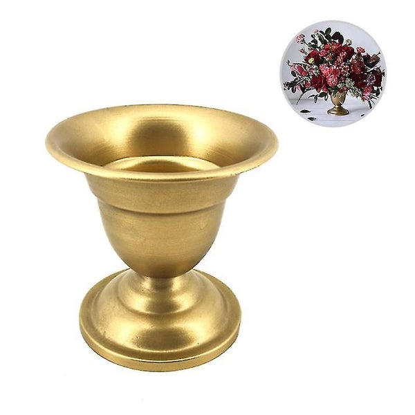 European Retro Iron Vase Metal Gold Vase Modern Table Decorative Artificial Flow Carousel 3
