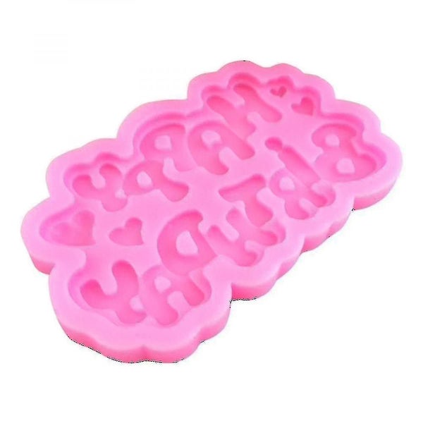 Happy Birthday Silicone Fondant Mold Chocolate Molds Letters Silicone Cake Mold Carousel 1
