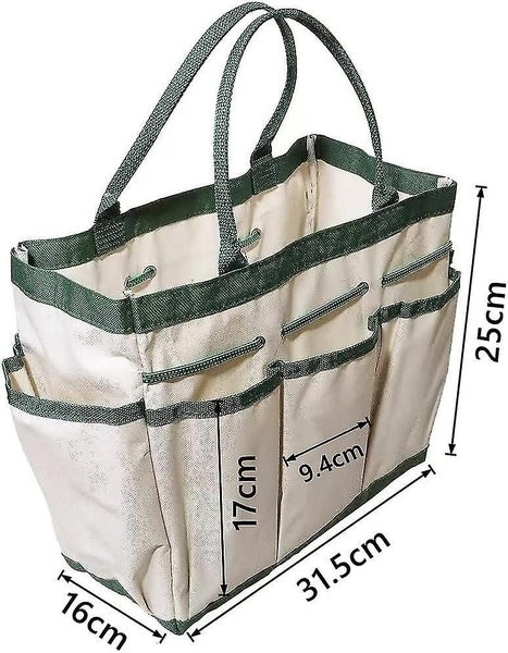 Garden Tool Storage Bag, Heavy Duty Household Gardening Tote Bag With 8 Pockets, Carousel 5