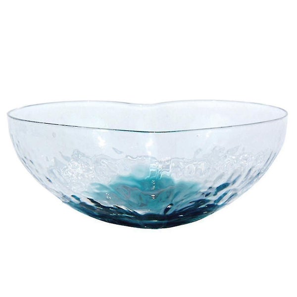 Fruit Salad Transparent Heart Shaped Crystal Glass Bowl Colorful Dessert Bowl62964511534849119