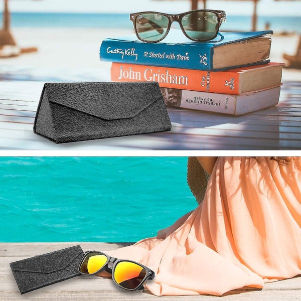 Foldable Glasses Sunglasses Case Pu Portable Glasses Case For Men And Women Carousel 4