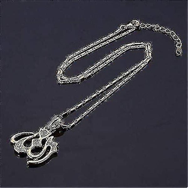 Gold Small Platinum/18k Version Allah Pendant Necklace Plated Carousel 2