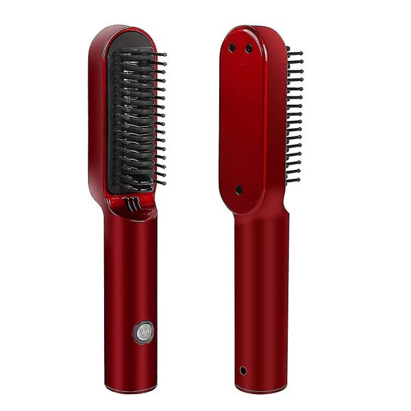 Hair Straightener Brush Hair Straightening Iron With Built-in Comb, Anti-scald F Carousel 1
