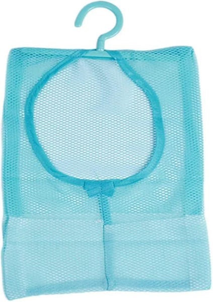 Hanging Storage Mesh Bag, Multifunctional Solid Color Laundry Peg Bag With Hook, Carousel 1
