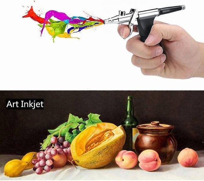 Feed Double Action Trigger Controlled Airbrush Metal Spray Guns Paint Airbrushes62998327334401113