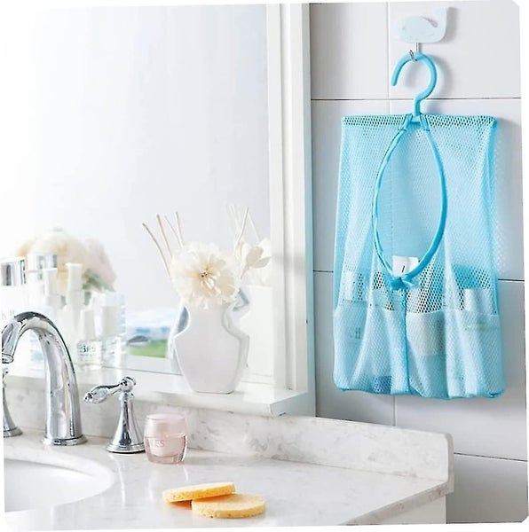 Hanging Storage Mesh Bag, Multifunctional Solid Color Laundry Peg Bag With Hook, Carousel 2