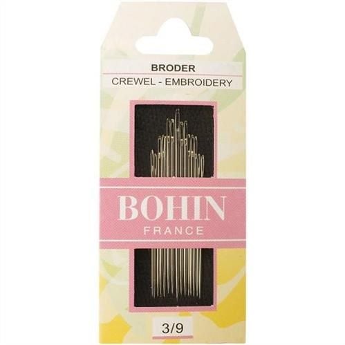 Bohin Crewel Embroidery Needles Size 3/9 Carousel 1