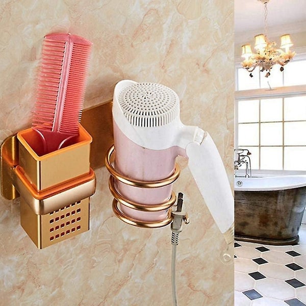 Hair Dryer Holder, Hair Dryer Holder With Wall Mount, Hair Dryer Holder Secure W Carousel 2