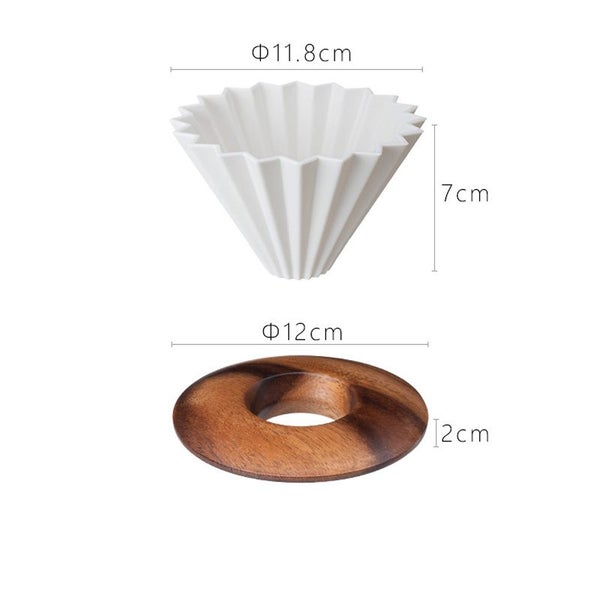 SHIMOYAMA Coffee Filters Reusable Silicone Coffee Powder Hand Filter Carousel 1