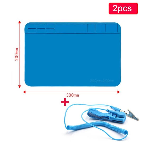 ESD Soldering Mat Heat Resistant Insulation Mat Soldering Station Kit Carousel 1