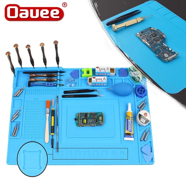 ESD Soldering Mat Heat Resistant Insulation Mat Soldering Station Kit Carousel 2