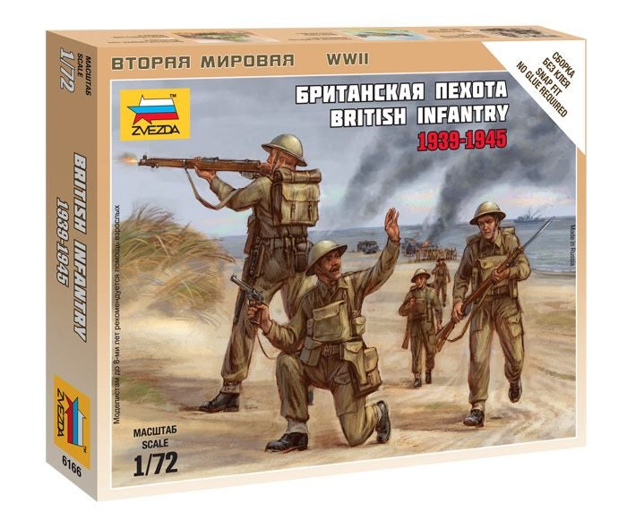 ZVEZDA 1:72 6166 British Infantry 1939-1945 Carousel 1