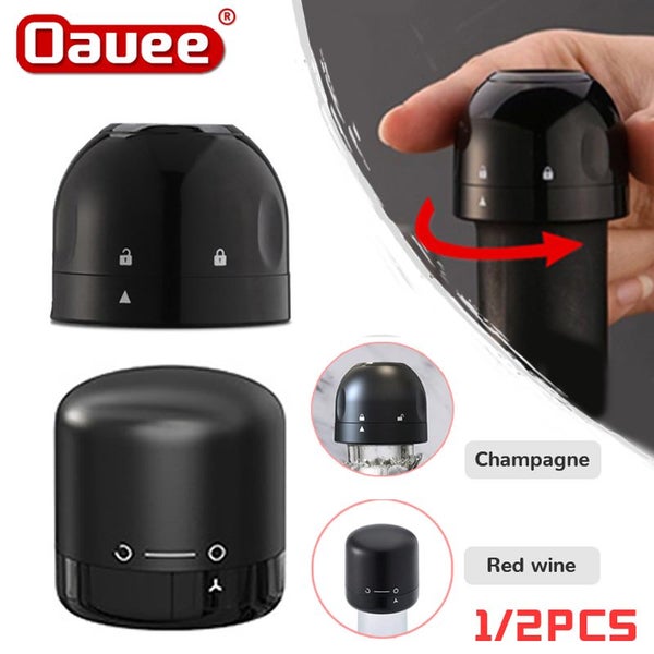 1/3PCS Vacuum Red Wine Bottle Cap Stopper Silicone Sealed Champagne Carousel 2