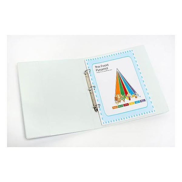 Marbig clearview insert binder a3 portrat 38mm 3d white Carousel 1