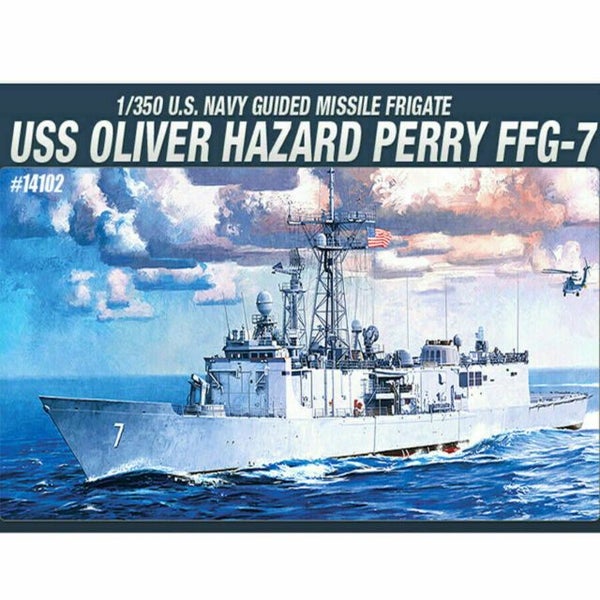 Academy 14102 1/350 USS OLIVER HAZARD PERRY FFG-7 Carousel 1