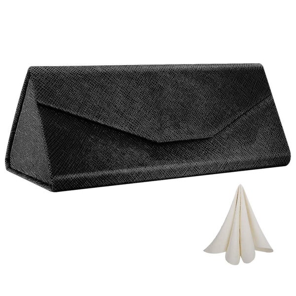 Foldable Glasses Sunglasses Case Pu Portable Glasses Case For Men And Women Carousel 1
